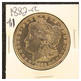 US Silver Coin 1882-CC Morgan Silver Dollar, About