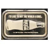 Coca-Cola Silver 1 Ounce Bar
