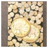 US Coins 1913-1938 Buffalo Nickels collection in a