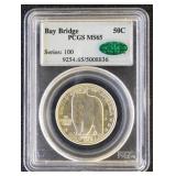 US Silver Coin 1936 Bay Bridge Commemorative Silve