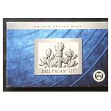 US Coins 2022 Proof Set in original US Mint packag