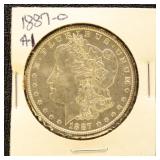 US Silver Coin 1887-O Silver Morgan Dollar, About