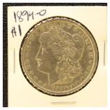 US Silver Coin 1894-O Silver Morgan Dollar, About