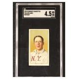 1909 T206 Red Ames SGC 4.5 'Portrait' Piedmont 150