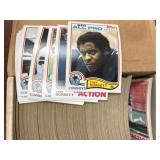 1982 Topps Football Cards 250+, includes some Hall