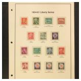 US Stamps 1954-61 Mint NH Liberty Series including