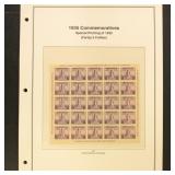 US Stamps 1935-1940 Mint NH including Farleys Foll