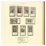 Barbuda Stamps Mint NH in Album 1986-1989 with lot