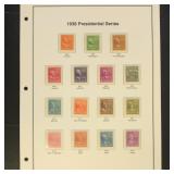 US Stamps #803-834, 839-851 Mint (#833 & 834 Hinge