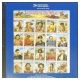 US Stamps #2870 Legends of the West Error Sheet in