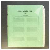 US Stamps 1930s & 1940s Mint Sheets, mostly 3 Cent