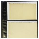 US 1887-1925 EFO Postal Stationery, 11 different E