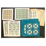 US Stamps Sheets FACE VALUE $152 Mint NH 33 to 44