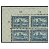 Germany Stamps #387 Plate Block Mint NH CV $420