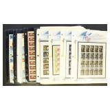 US Stamps Sheets FACE VALUE $244.52 Mint NH in 22