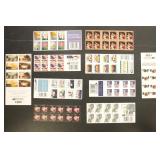 US Forever Stamps FACE VALUE $164 Booklets, all di