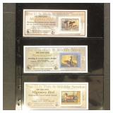 US Stamps #RW66//83A Mint NH Plate Number Singles