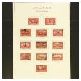 US Back of Book Stamps Used and Mint, includes Q1-