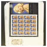 US FDC 20 Oversized Mint Sheet First Day Covers, u