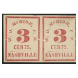 CSA #4AX1 Mint Pair PSE Cert 1861 Provisio CV $600