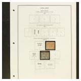 Canal Stamps Used and Mint collection on pages inc