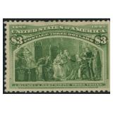 US Stamp #243 Mint Original Disturbed Gu CV $1,500