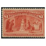 US Stamp #241 Mint Regummed w/ PF cert CV $500