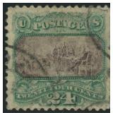 US Stamp #120 Used with PSE Cert CV $675