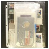 Space Topical Worldwide Stamps on pages, Mint & Us
