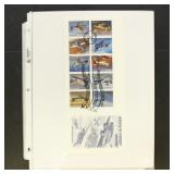 US FDC 25+ Complete Booklet Pane First Day Covers,
