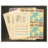US Stamps FACE VALUE $240.24 Sheets Mint NH 22 to