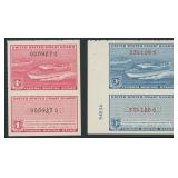 US Stamps #RVB1 & RVB2, mint NH complete, #RVB2 wi