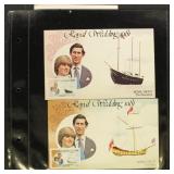 Princess Diana Topical Worldwide Stamps on pages,