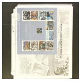 US FDC 20 Oversized Mint Sheet First Day Covers, u