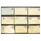 US Postal History 50 Assorted Ad Covers, 1890s-193