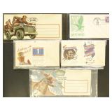 US World War II Patriotic Covers Mint & Used, incl