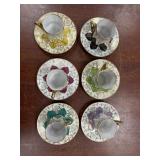Ardalt Occupied Japan China set of 6 petite tea cu