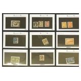 Canada Stamps better issues on dealer cards, with