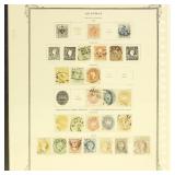 Austria Stamps 1850s-1890s Used Collection on Page
