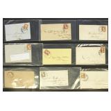 US Postal History 12 #11/11A Covers and Folded Let