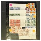 France Stamps Mint NH Blocks of 4 on Vario Pages C