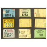 Pennsylvania Hunting Tags 1950s-1970s group includ