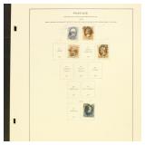 US Stamps Collection 1870s-1890s Used on pages