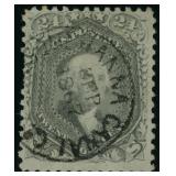 US Stamps #78b Used with Panama Canal Co 1 CV $475