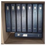 8 DAVO Binders & Slipcases, empty and ready to add
