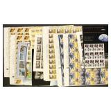 US Stamps $500+ FACE VALUE in mint sheets, mostly
