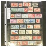 US Airmail Stamps #C32-C150 Mint NH CV $106