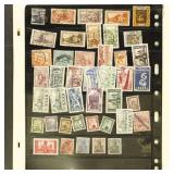 Saar Stamps Collection Mint Hinged & Used on pages