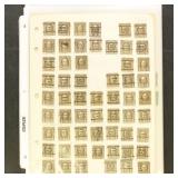 US Stamps Used 1920s issues including some precanc