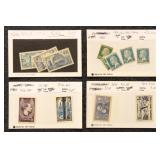 France and Colonies Stamps on Cards mostly Mint NH